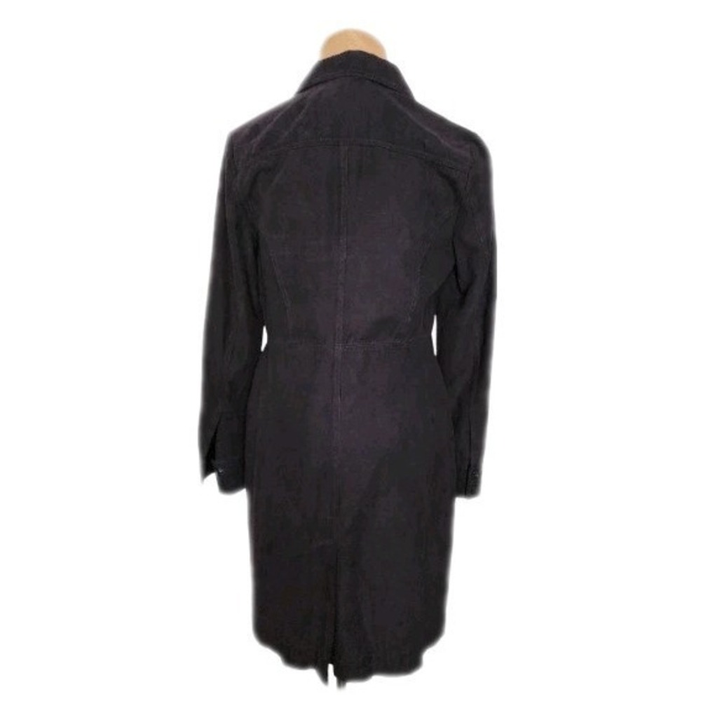 Vintage Guess Black Lightweight Trench Coat Women's‎ Small - Picture 2 of 9
